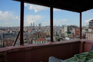 My balcony in Beyoglu