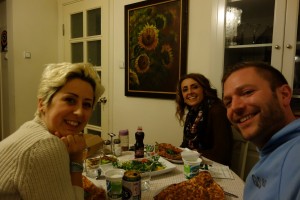 Lahmacun Dinner with Irem and Özlem