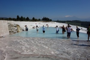 Artificial pools for tourists