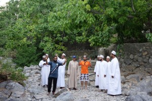 Friendly Omanis at Wadi Bani Habib