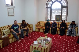 Muscat Grand Mosque, discussing with female Omanis about Allah and other topics