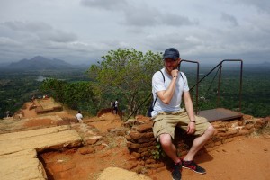 Me posing on Sigiriya Rock