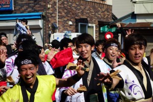Street dance festival in Hakodate