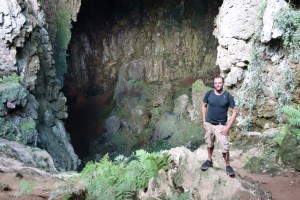 Cave exploration near Mai Chau