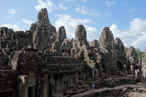 Beautiful Bayon Temple at Angkor