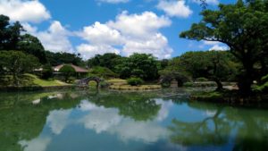Beautiful Shikina-en gardens, UNESCO Site