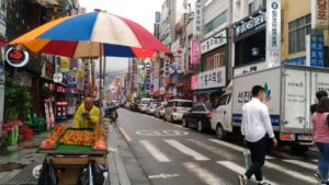 Street life in Busan